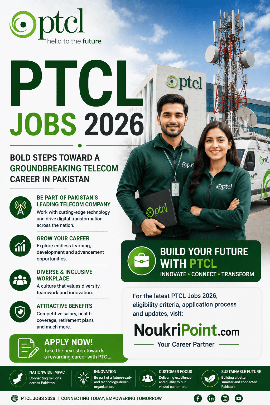 PTCL Jobs 2026 – Bold Steps Toward a Groundbreaking Telecom Career in Pakistan