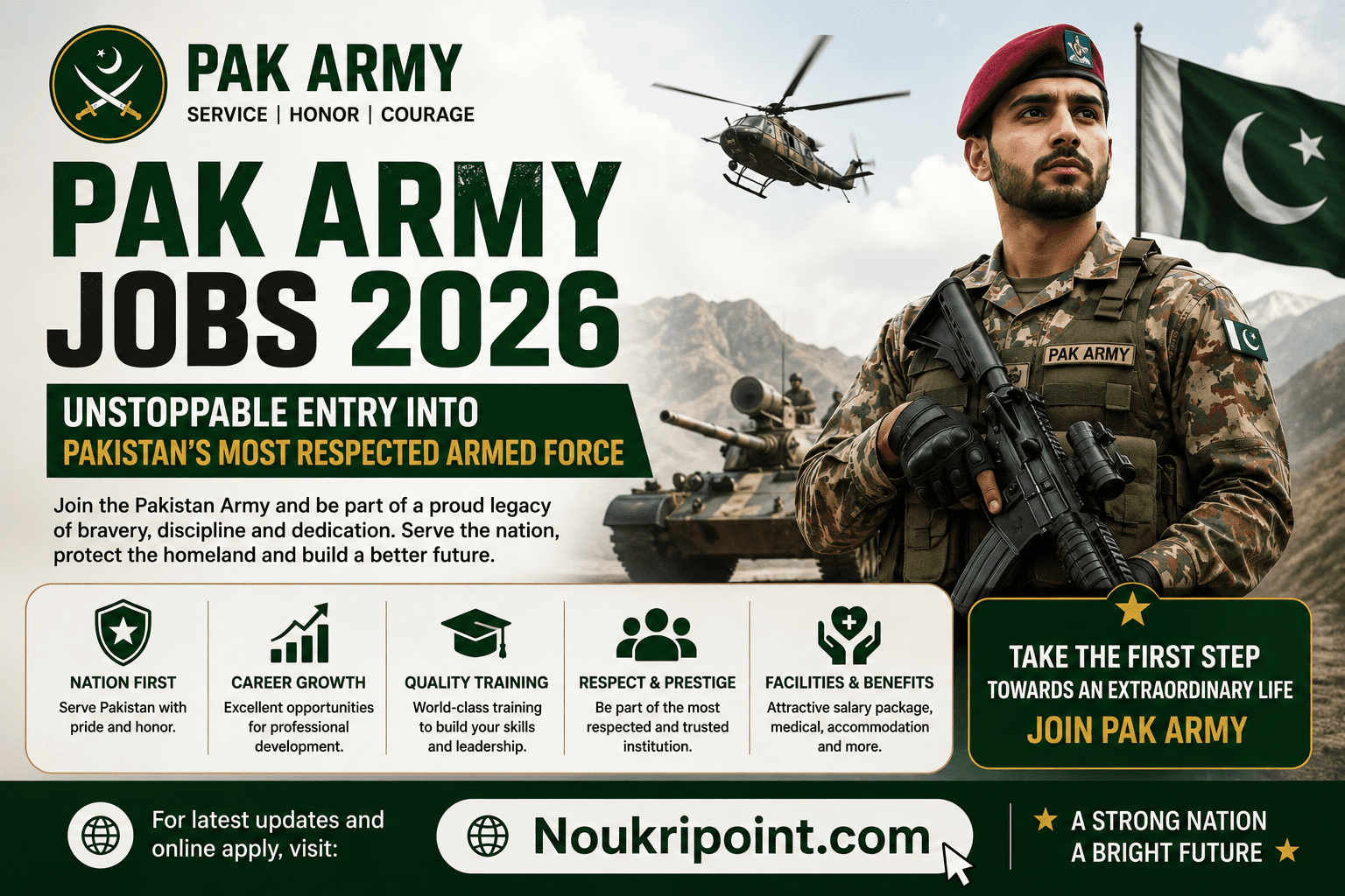 Pak Army Jobs 2026 – Unstoppable Entry into Pakistan's Most Respected Armed Force
