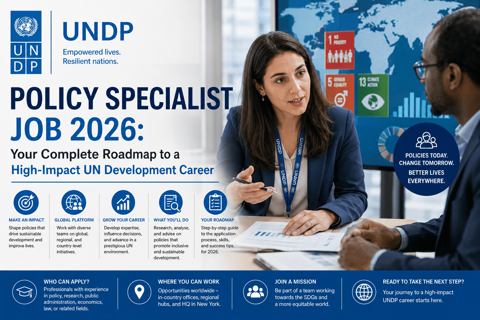 UNDP Jobs 2026 – Sought-After Path to a Purposeful United Nations Development Programme Career Image Title: UNDP Jobs 2026 – Purposeful UN Career