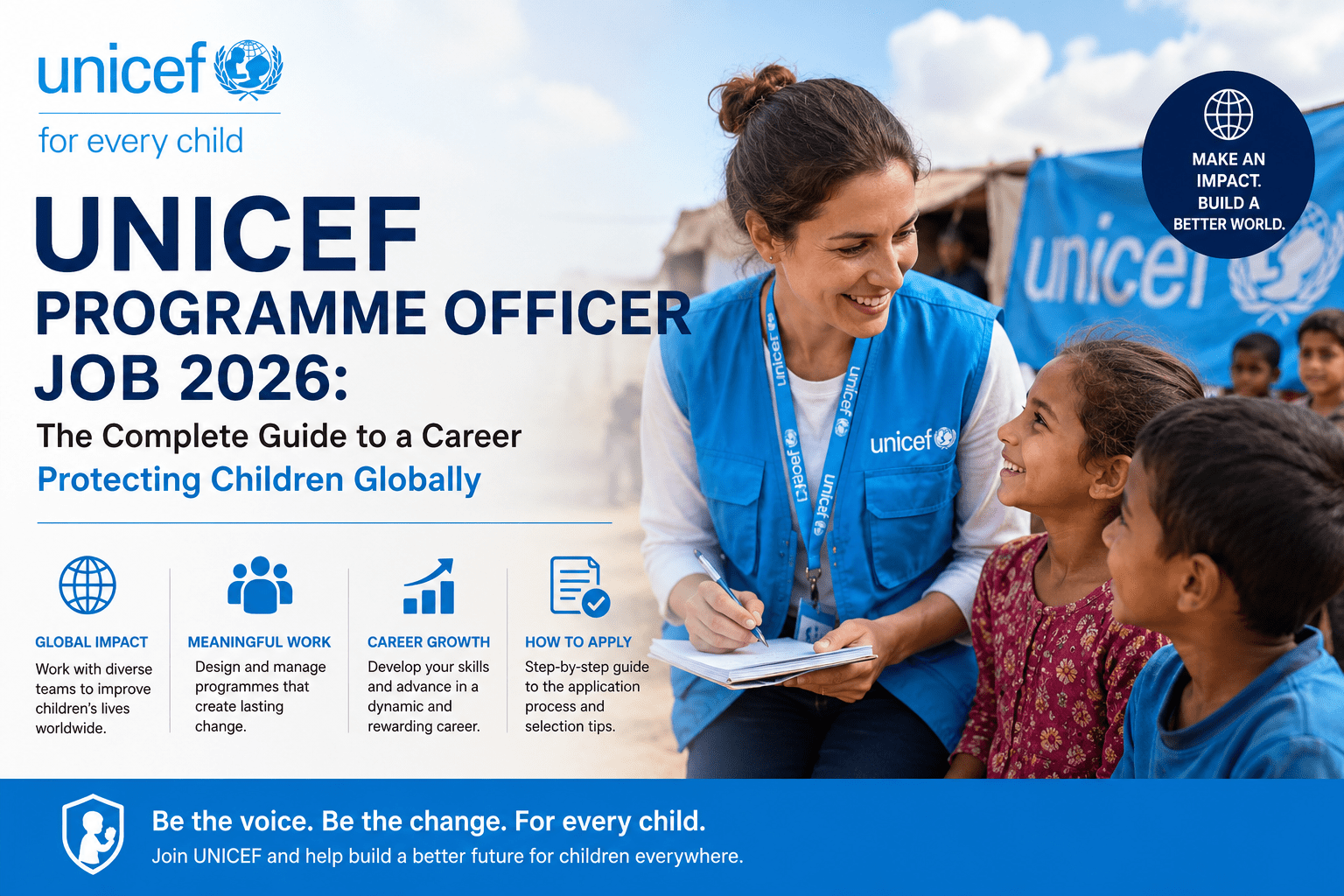 UNICEF Programme Officer Job 2026 – Complete Guide to a Global Career Protecting Children