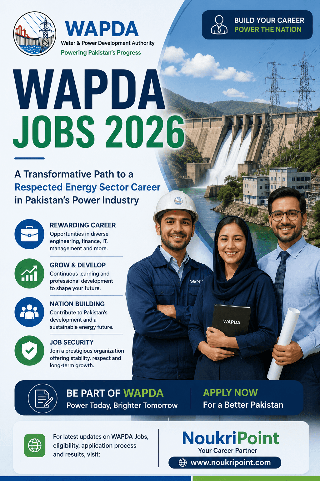WAPDA Jobs 2026 – Transformative Path to a Respected Energy Sector Career in Pakistan's Power Industry